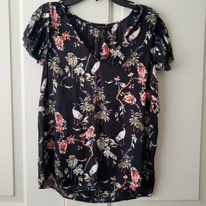 Women's Banana Republic black blouse